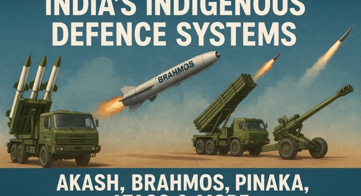 India’s Indigenous Defence Systems: Akash, BrahMos, Pinaka, ATAGS & More